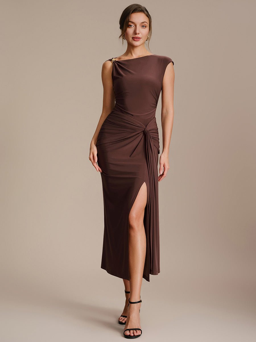 Knot Detail Knit Bodycon Skirts