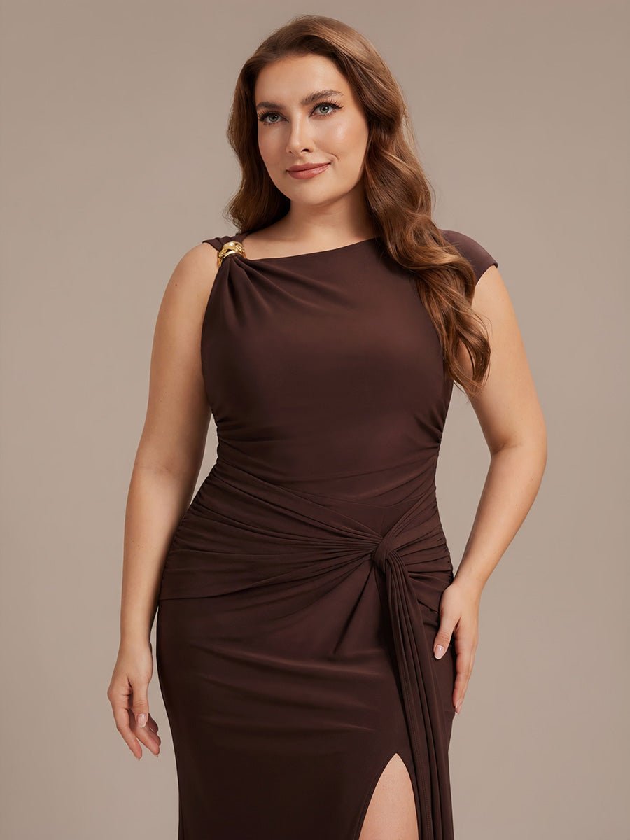 Knot Detail Knit Bodycon Skirts